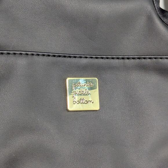 Petunia Pickle Bottom Wander Stroller Caddy Bag Purse Black Nylon Baby Purse - Picture 4 of 4